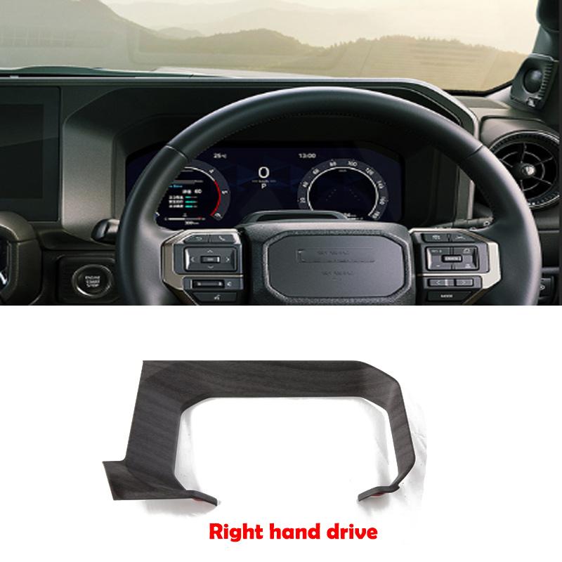 LHD RHD For Toyota Land Cruiser 250 Prado LC250 2024 2025 ABS Wood Front Dashboard Trument Meter Display Screen Panel Cover