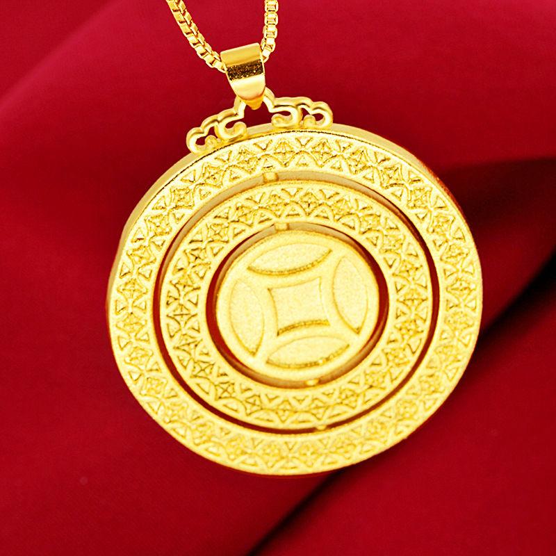 

Тибетская тайная секта из чистого золота 24 карата, благоприятная подвеска «Восемь сокровищ», компас для транзита, выдалбливаемая для мужчин и женщин