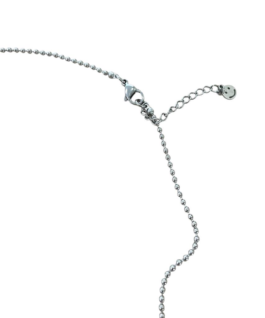 Sk8Er Rock Pick Mushrooms Ball Chain Necklace ((Striel))