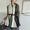 Fashion Printed Stripe Geometry Shawl Cotton Viscose Scarf Women Outdoor Sunscreen Muffler Hijab 182*83Cm