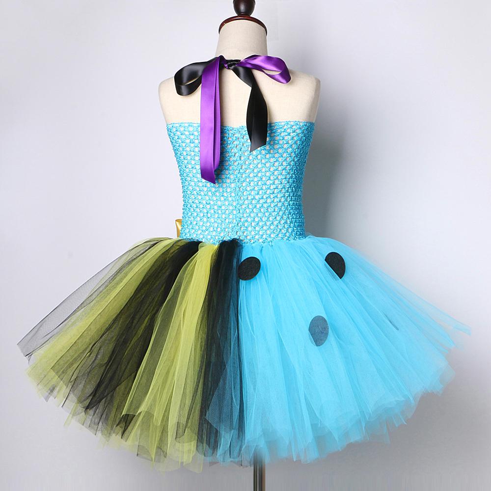 Nightmare Before Christmas Sally Costumes Girls Halloween Scary Fancy Tutu Dresses for Creepy Carnival Party Horror Outfits