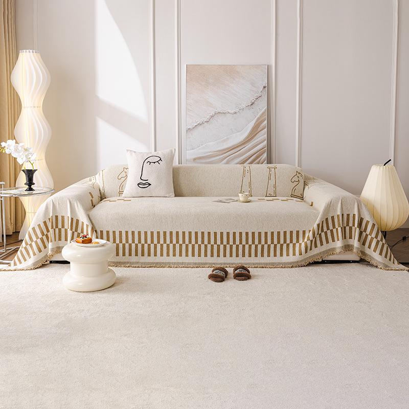 Chenille Sofa Towel Cover Cloth Simple Modern All-Inclusive Sofa Cushion Cover Towel Single Double Four Seasons Universal Blanket