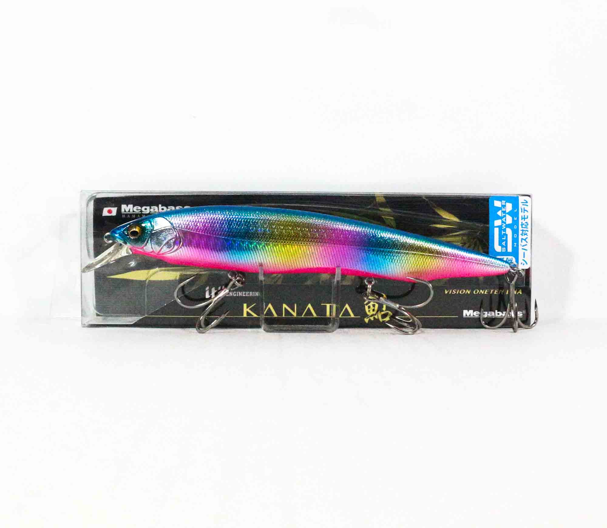 

Плавающая приманка Megabass Kanata Ayu SW 160 GLX Blue Pink Rainbow (2095 год)