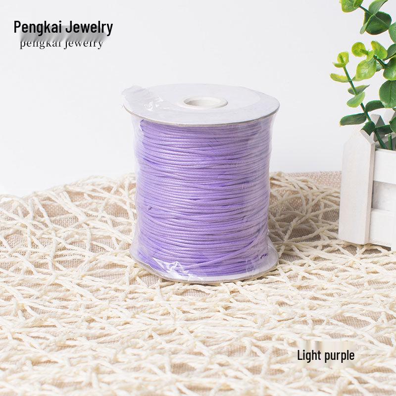 Colored Waxed Cord for DIY Bracelet and Necklace Making