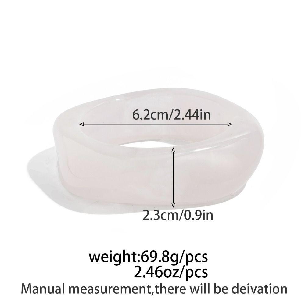 Europe American Style Irregular Wide Bracelet Minority Design Green Hand Ring  Girls