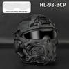 ABS Outdoor Casco Protector Built-in Headset Lens Multiple Color Safety CS Game Full Face Field Cover Tactical Mask Helmet