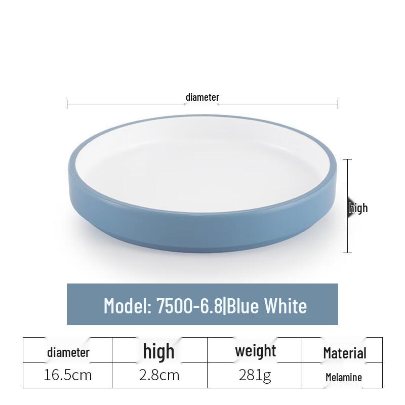 Morona Imitation Porcelain Dinner Plate