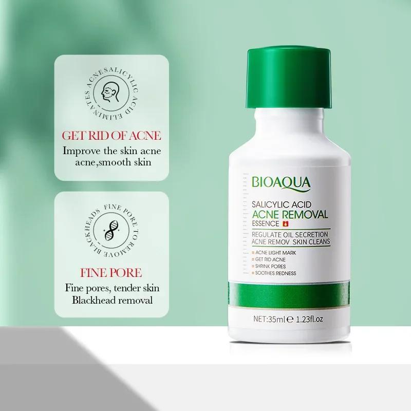 BIOAQUA Salicylic Acid Acne Removing Essence Face Serum Skincare Moisturizing Repairing Acne Treatment Facial Serum Skin Care