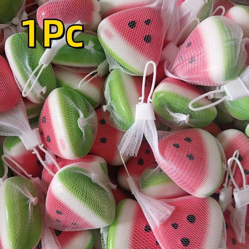 

Watermelon Fidgeting Plaything Counter-Stress Gentle Rebound Fruit Pinch Squeeze Toys Stress Fun Pressure Reducer Prop Festival Gifts