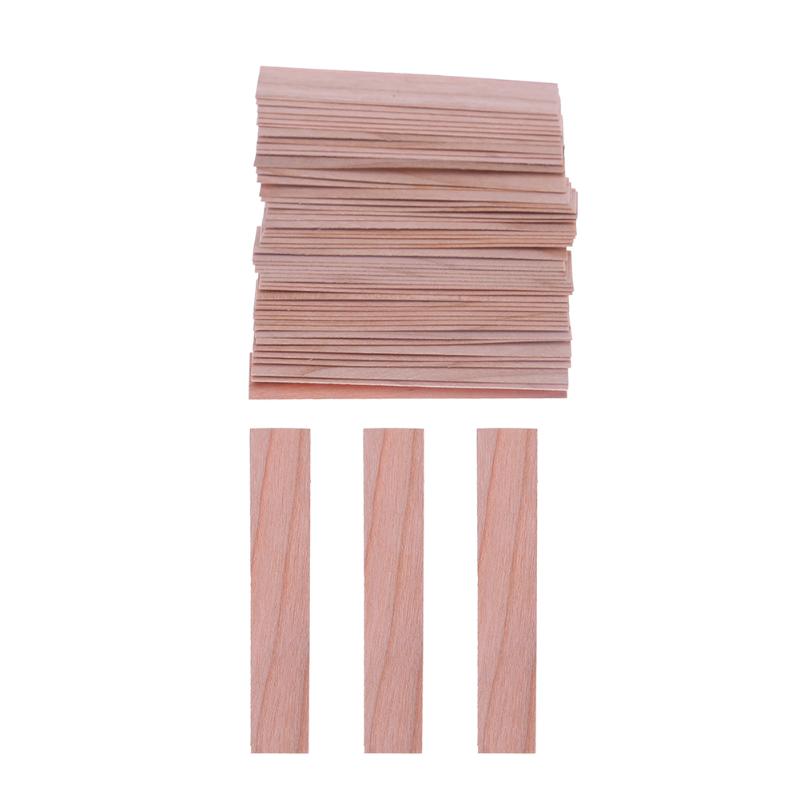 50pcs Wooden Candles Core Wicks for Candles Making Palm Wax Candle Supplies DIY Home Decor
