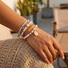 Bohemia Multilayer Rice Beaded Shell Tassel Bracelets For Women Men Ethnic Colorful Crystal Beads Bangle Summer Vacation Jewelry