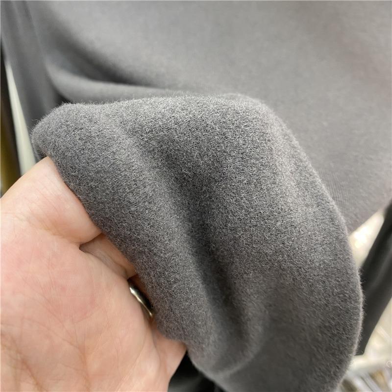 Autumn Half High Collar Slim Fit Plush Base Casual T-shirt Women Winter Long Sleeve Solid Velvet Women's T Shirt Elegant Retro Warm Lady Tee Top 25573