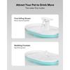 71 oz/2.1L Ultra Quiet Pet Water Fountain for Cats Inside BPA-Free Cat Fountains for Drinking with 2 Flow Modes Water Dispenser