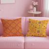 ART Indian Ethnic Pattern Pillow Case Comfort Sofa Bed Silky elegant Invisible zipper Custom Decorative cushion cover