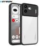 KEYSION Transparent Phone Case for Nothing Phone 4B Soft Silicone+PC HD Clear Shockproof Phone Back Cover for Nothing Phone 4b