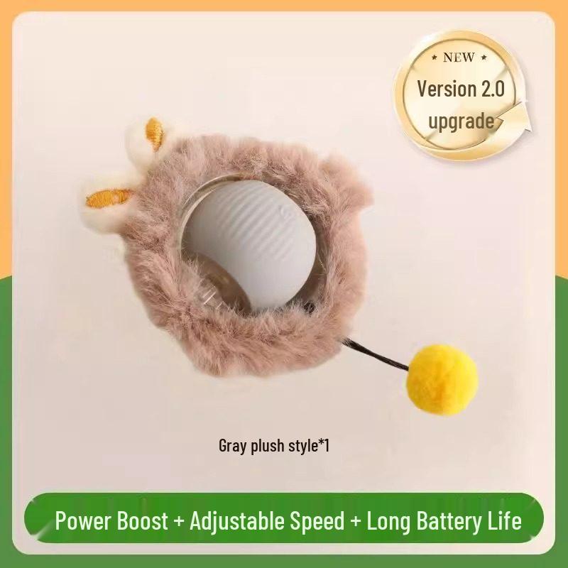 Smart Cat Dodging Ball: Automatic Electric Toy for Self-Entertaining and Decompression