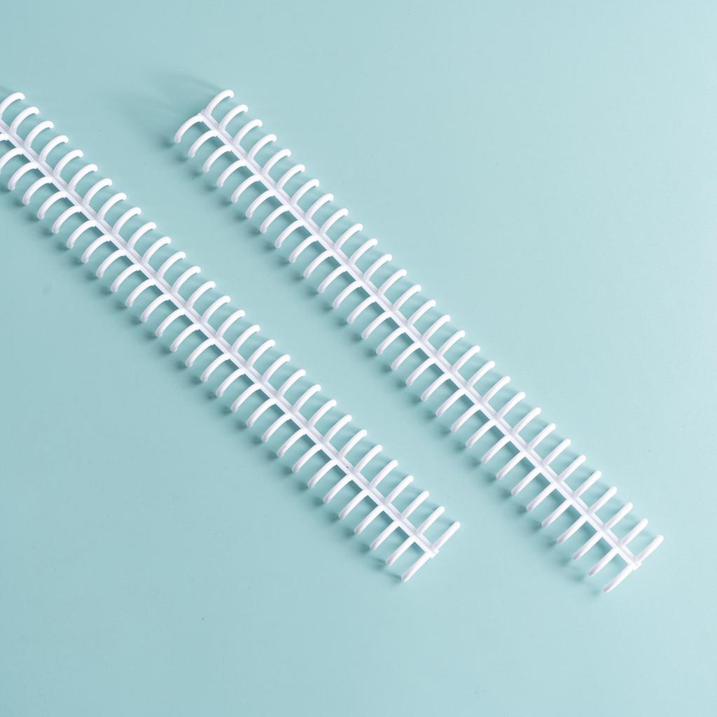 A4/A5 Loose-Leaf 30-Hole Plastic Coil Binding Rings with Removable Clip