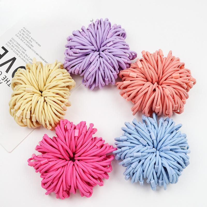 100 Nylon Small Rubber Bands Are Used for Attaching and Fastening Hair Ties Headwear and Headband Materials