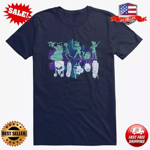 Adventure Time Character Counterparts T-Shirt S-5XL XL
