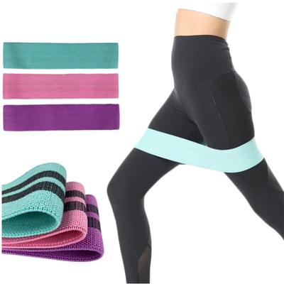 Elastic Band Fitness Resistance Band Yoga Pilates Hip Joint Stretching Cotton Hip Lifting Resistance Band Gym Training Equipment