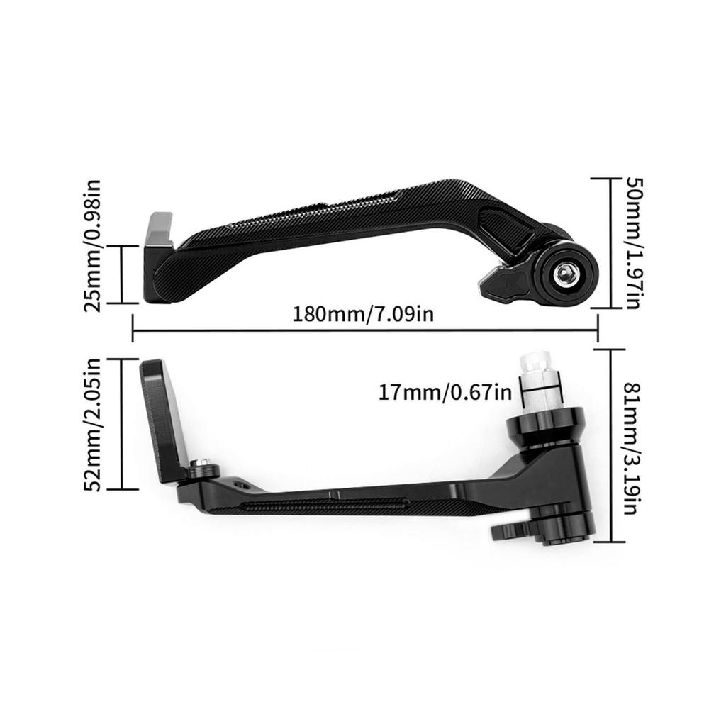 Motorcycle Hand Guard Handlebar Brake Lever Protector Replacement for with 22mmCelsius0.87inc Hand Bar