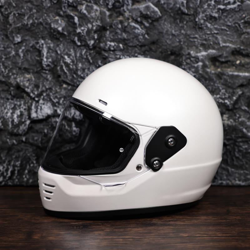 

Electric car bicycle full helmet men s winter personality cool women s national tide race cruise retro car helmet four seasons pass M