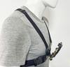 Adjustable Chest Harness 360 Degree Rotatable Phone Clip And J Shape Base For Stable Video Recording