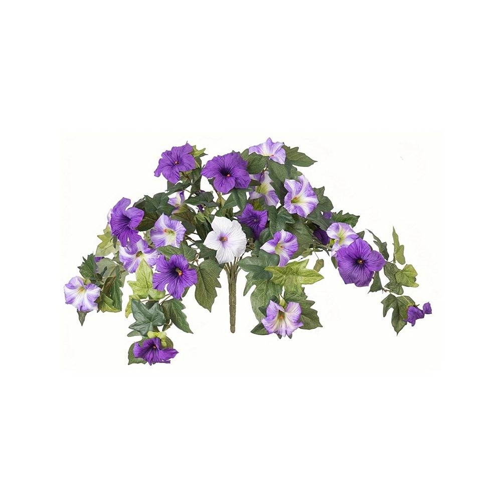 

Artificial Flowers Faux Petunias UV Resistant Flowers светло-фиолетовый