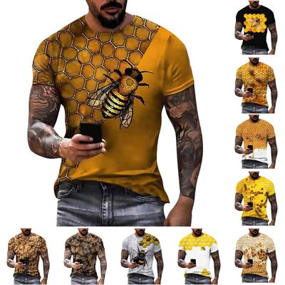 Erkek Kısa Kollu Tişört Baskılı Yaz Yuvarlak Yaka Üst Trend Günlük Kazak