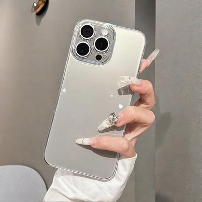 Handyhülle für iPhone 16 15 Pro Max 14 Plus 13 Mini 12 11 Transparente, klare, weiche, schlanke Stoßstangenabdeckung