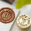 Metal Wax Seal Stamp Letter Series Sealing Wax Stamp for Envelope Cards Letter