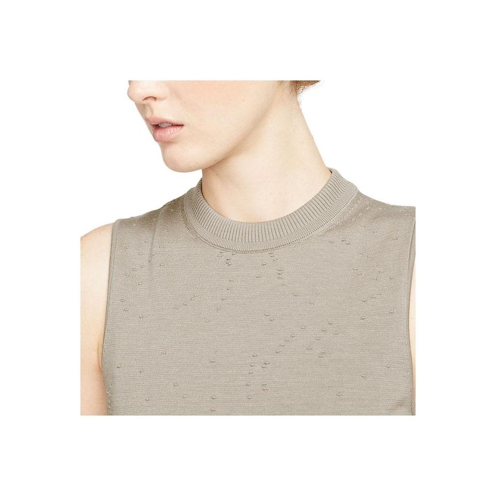 Nike Esc Series Solid Color Sleeveless Round Neck Vest Women Tops Stone DH2950-230