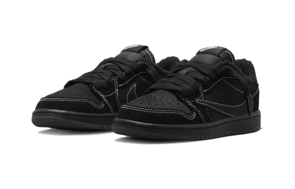 Air Jordan Travis Scott X Air Jordan 1 Retro Low OG SP PS 'Black Phantom' DO5442-001
