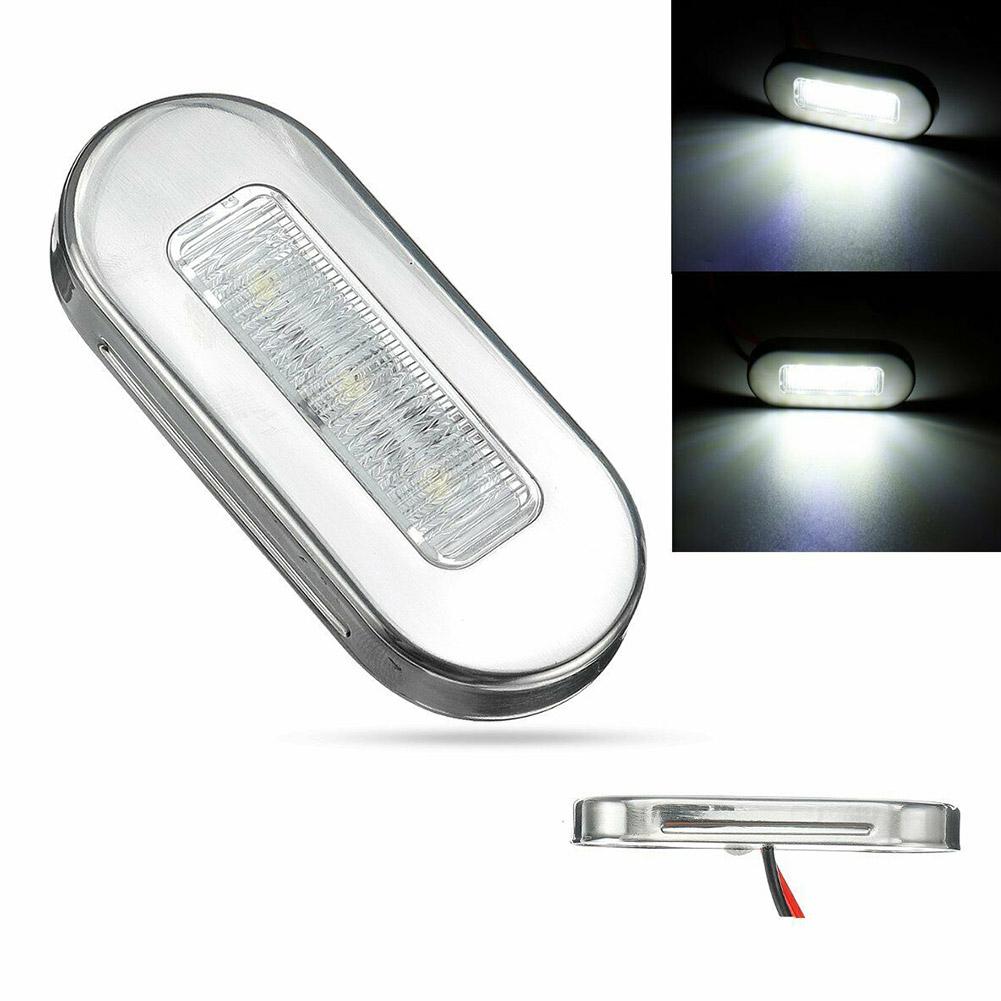 Marker Light Yacht Marine Boat 12V DC 3 LED 4PCS 4x