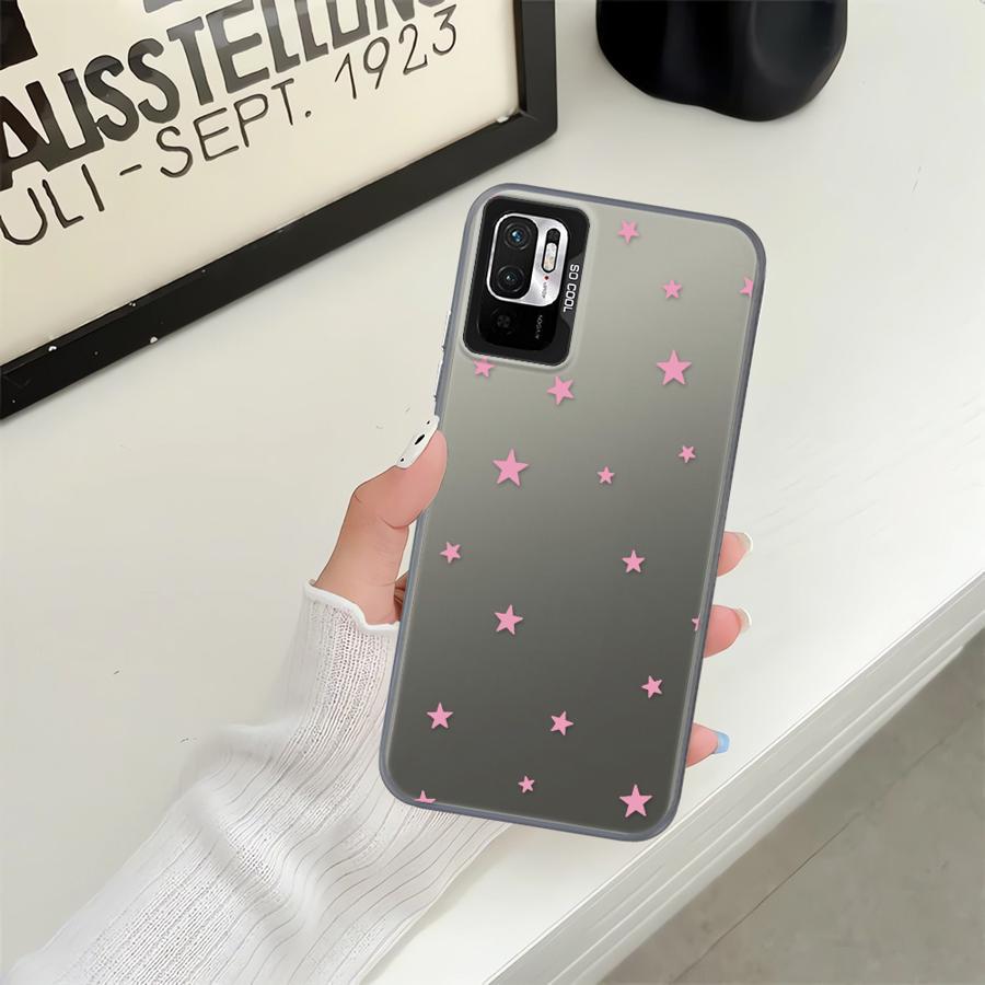 Case for Xiaomi Poco C50 X3 Pro X3 NFC C61 C51 Phone Cover Cute Simple Stars