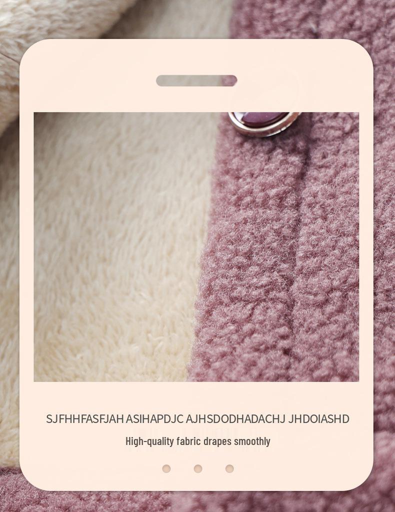 Autumn/Winter Women's Fleece Vest with Turn-Down Collar for Middle-Aged & Elderly