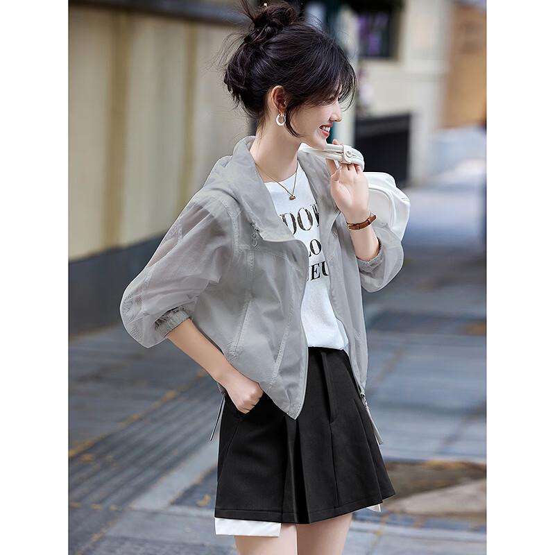 Women s Summer Sun Protection Hooded Jacket L