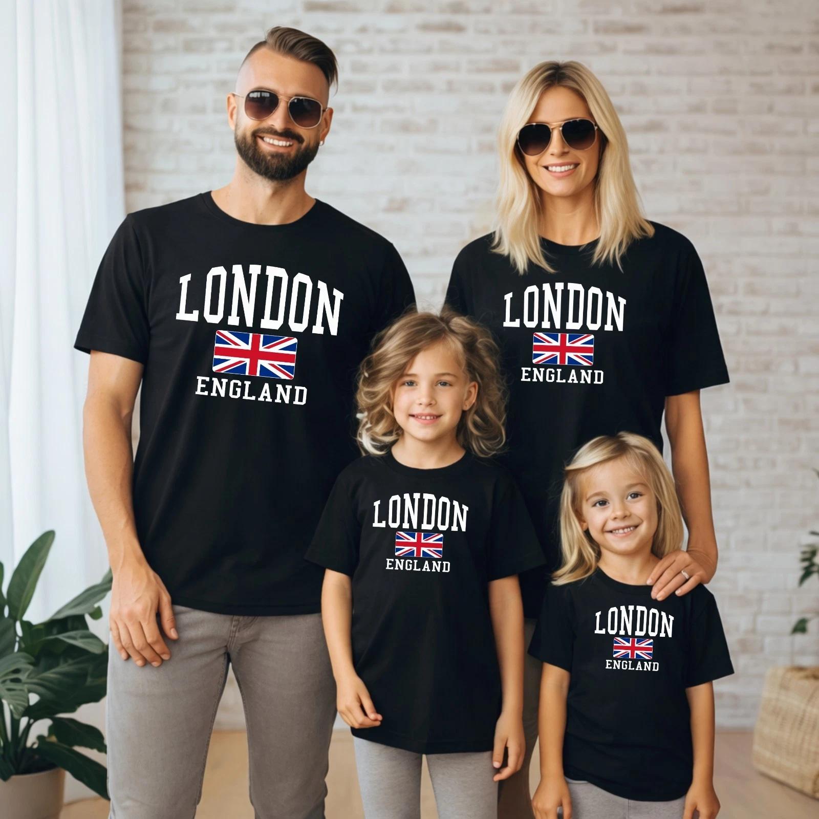 London England Unisex T-Shirt Union Jack Tee Trendy Great Britain Gift Souvenir XXL