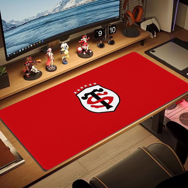 Stade Toulousain Mouse Pad Large Gaming Table Cushion Non-slip Laptop Tablet Big Mousepad XXL Mat Mini PC Playmat With Lock edge_xia