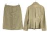 Theory Made In Japan Wool Blend Skirt Suit Setup 4 Beige Women Used