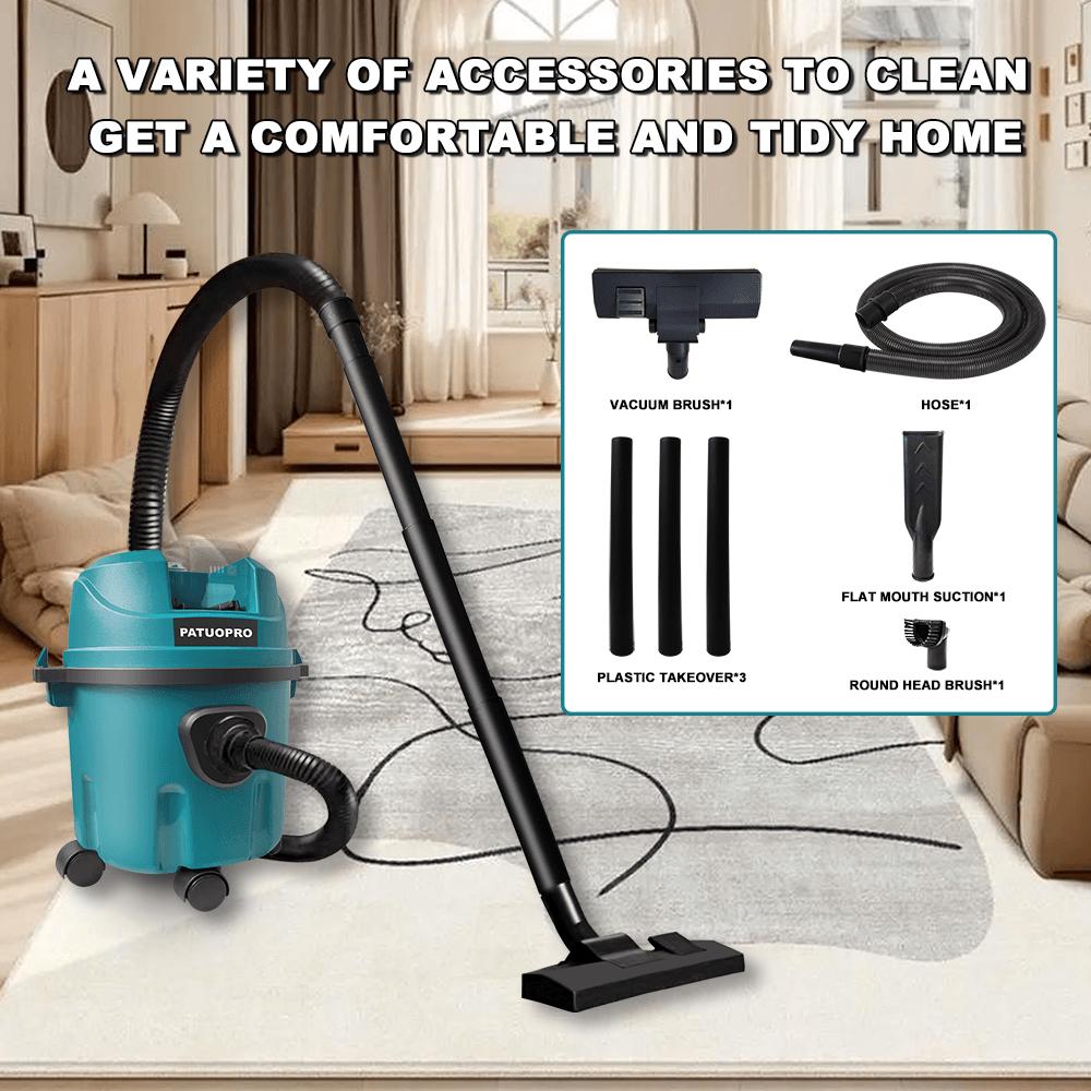 PATUOPRO 10L Cordless Vacuum Cleaner Wet/Dry Barrel Dust Collector Home Car Cleaning Power Tools For Makita 18V Battery