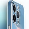 XINLI For iPhone 15 Pro Max Electroplating Gold Edge Cover Anti-drop TPU Phone Case