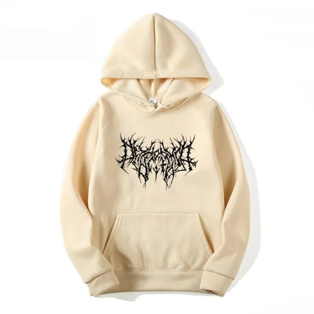 Spring and Autumn New Concert Printed Hoodie Round Neck Hoodie Men s and Women s Top S