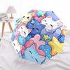 1pc Cats Kawaii Automatic Folding Umbrella - Compact 8-Rib Design, Durable Plastic & Iron, Lightweight for Outdoor Daily Use056