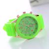 Silicone Watch Fashionable and Beautiful Color Jelly Student Sports Women's Watch