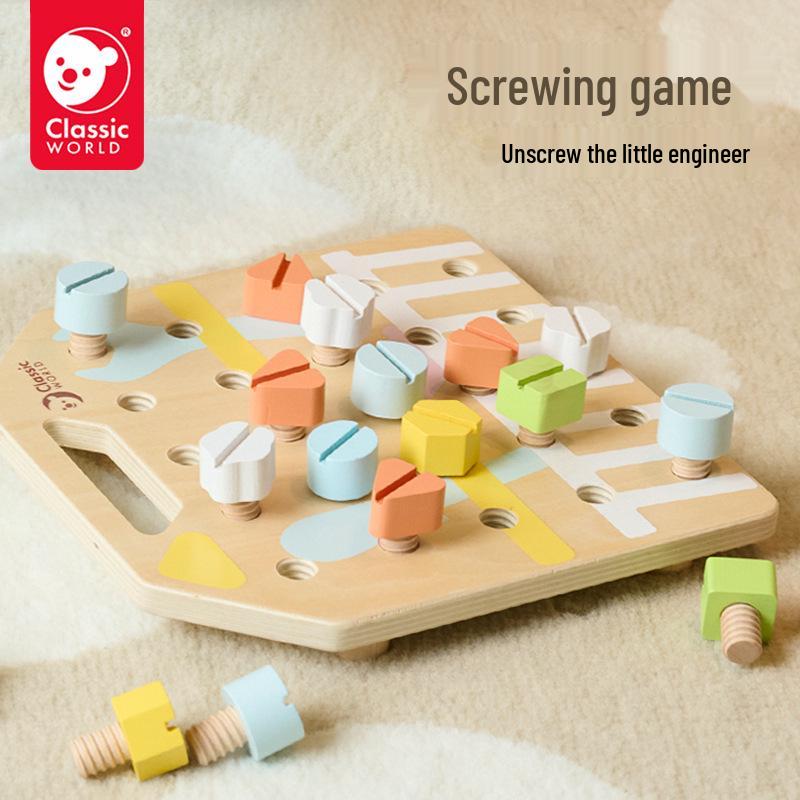 Kaisai Children s Wooden Assembly Game Toy for Ages 1-6