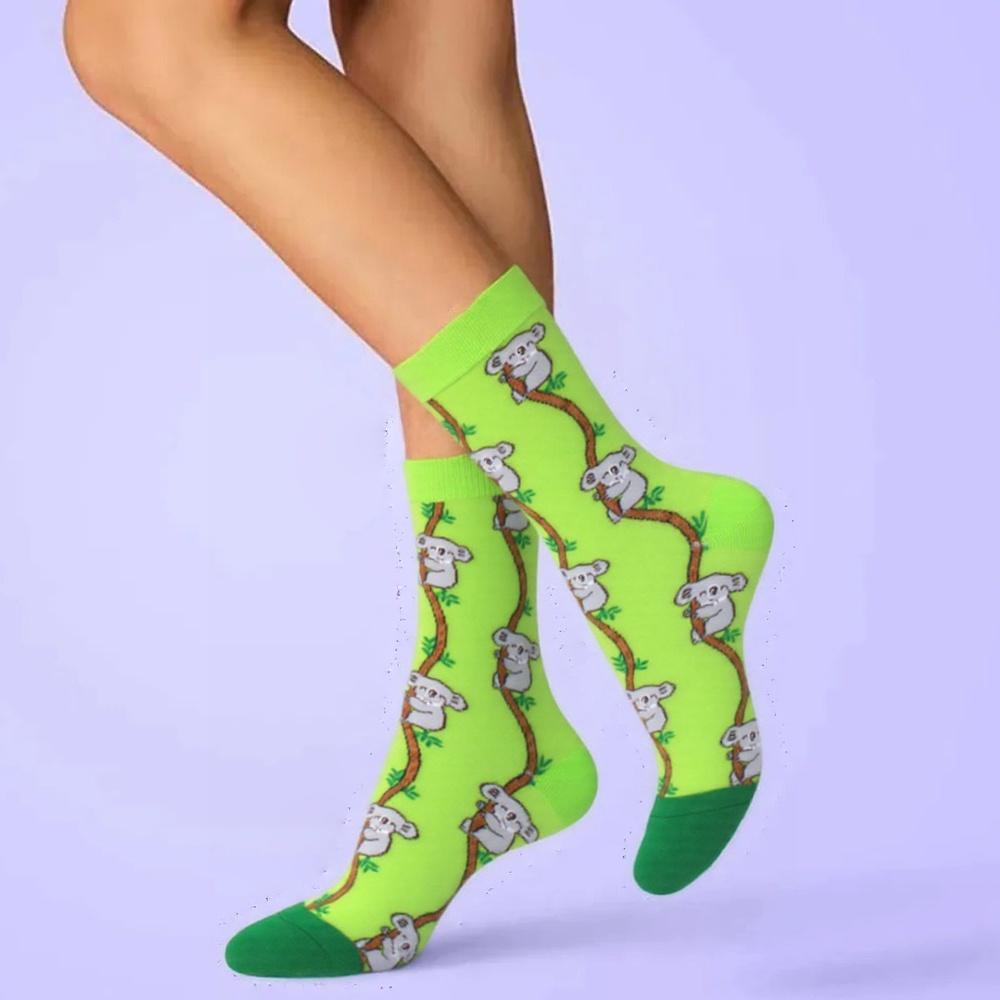 Șosete noi la modă, colorate, amuzante, vesele, casual pentru femei, Harajuku, drăguțe cu animale de desene animate pentru bărbați