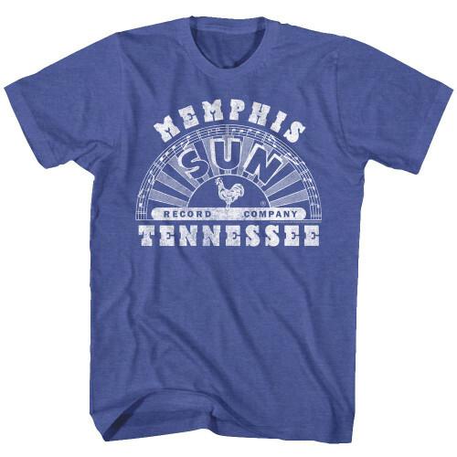 Sun Records Memphis Royal Heather Adult TShirt Unisex T-Shirt XXXXL