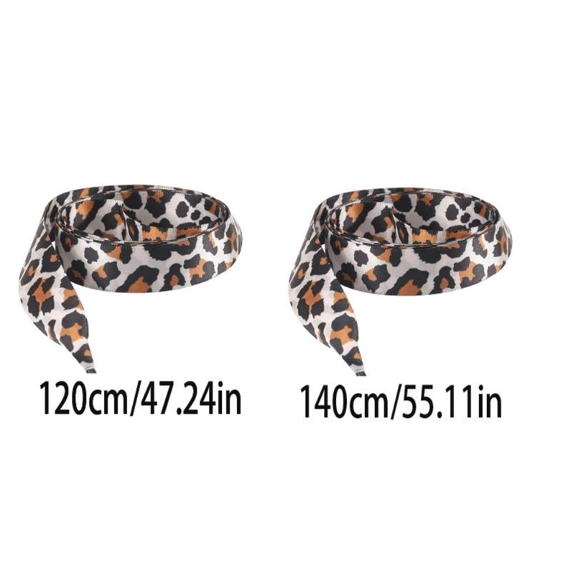 Leopard Print Flat Shoelaces For Casual Shoes Sports Sneakers Boots Soft Polyester Shoe Strings Footwear Accessories