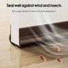 1pc 93cm/36.61in Soundproof Door Bottom Sealing Strip Insect Prevention Self-adhesive Draught Excluder Home Weather Stripping